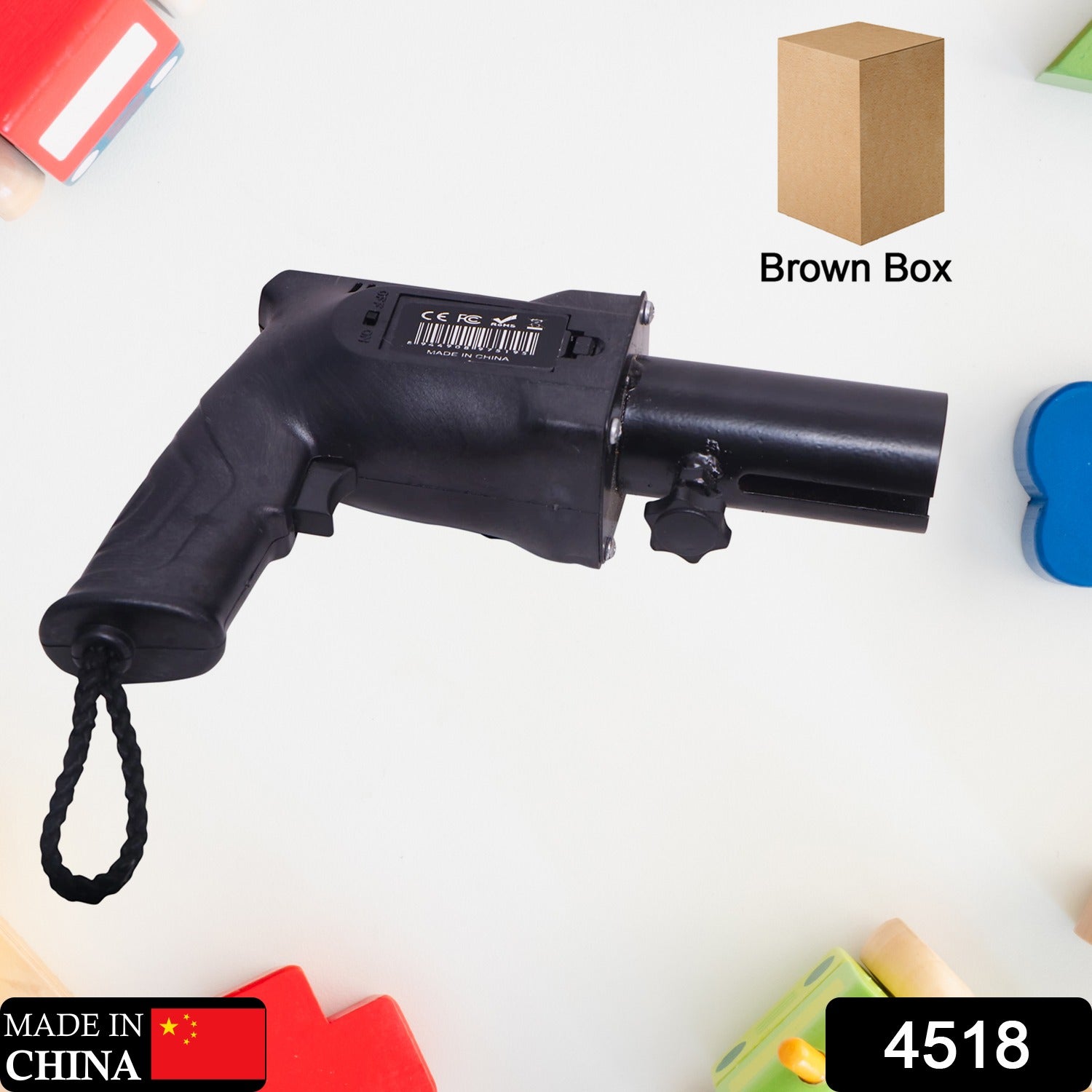 4518 Pyro Party Gun Hand Held Gun Toy for Parties Functions Events and All Kind of Celebrations, Plastic Gun, (pyros not Included) DeoDap 4518 Pyro Party Gun Hand Held Gun Toy for Parties Functions Events and All Kind of Celebrations, Plastic Gun, (pyros not Included) DeoDap